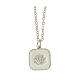 925 silver shell pendant necklace white HOLYART Collection s1