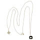 Collier double pendentifs ange et coquillage émail noir argent 925 Collection HOLYART s4