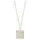 925 silver pendant necklace black square wheat spike HOLYART Collection s3