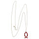 Necklace with red fish-shaped pendant, 925 silver, HOLYART Collection s5