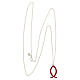 Necklace with red fish-shaped pendant, 925 silver, HOLYART Collection s4