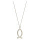 Collana argento 925 celeste pesce pendente HOLYART Collection s5