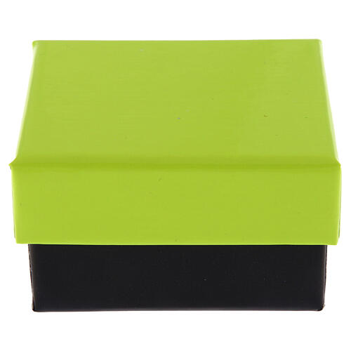 Black mother-of-pearl Maltese cross square cufflinks 3