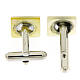 XP cufflinks in square white mother-of-pearl s2