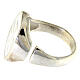 HOLYART Collection unisex verstellbarer Ring aus Silber mit weißem Malteserkreuz  s5