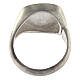 Anello regolabile croce di Malta verde unisex argento 925 satinato HOLYART s6