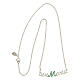 Collier Ave Maria argent 925 strass verts Collection HOLYART s5