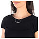 Collier Ave Maria argent 925 strass verts Collection HOLYART s3