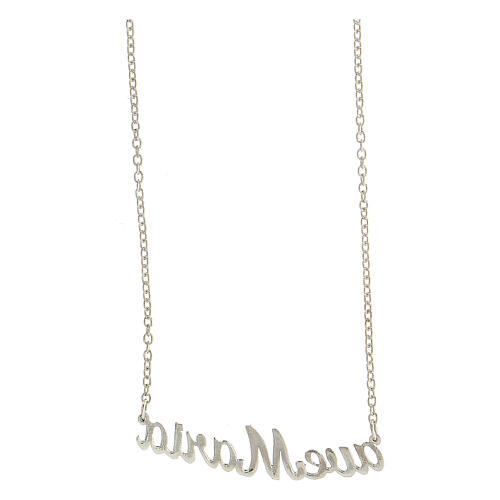 Collana strass verdi Ave Maria catenina argento 925 HOLYART Collection 4