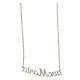 Collana strass verdi Ave Maria catenina argento 925 HOLYART Collection s4