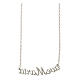 Necklace Ave Maria light blue strass 925 silver chain HOLYART Collection s3