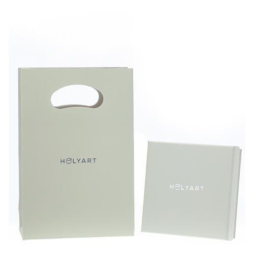 HOLYART Collection verstellbare Schulterkette aus Silber 925 mit blauen Fischen 8