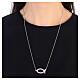 Collana scapolare regolabile pesci argento 925 lilla HOLYART Collection s2