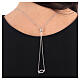 Collana scapolare regolabile pesci argento 925 lilla HOLYART Collection s5
