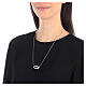 Collana argento 925 scapolare pesci bianchi regolabile HOLYART Collection s3