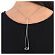 Collana argento 925 scapolare pesci bianchi regolabile HOLYART Collection s5