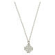 Necklace with brown Jerusalem cross pendant, 925 silver, HOLYART Collection s3