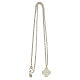 Collana catena croce di Gerusalemme rossa argento 925 HOLYART Collection s5