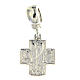 Bracelet dangle charm of 925 silver, Pope John Paul II s1