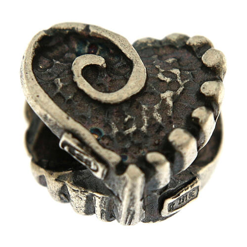 925 silver heart charm bead 6