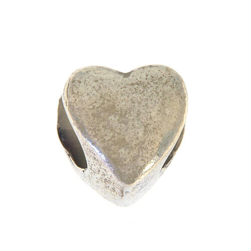 Heart-shaped bracelet charm, 925 silver 1