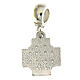 Silver Jerusalem cross pendant with 800 silver s5