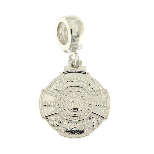 Infant Jesus of Prague silver medal pendant with loop 5