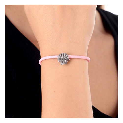 925 silver shell bracelet charm loop 4