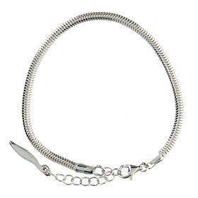 925 silver snake chain bracelet 16-19cm