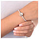 Murano glass bead for bracelets Virgin Guadalupe 925 silver s4