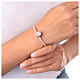 Charm avec Vierge à l'Enfant pour bracelet verre de Murano s2