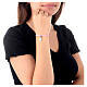 Ciondolo con passante Santa Bernadette argento 925  s2