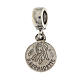 Saint Bernadette charm medal with loop in 925 silver s5