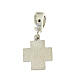 Greek cross dangle charm with Alpha and Omega, 925 silver s5