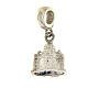 St Peter's Basilica dangle charm, 925 silver s1