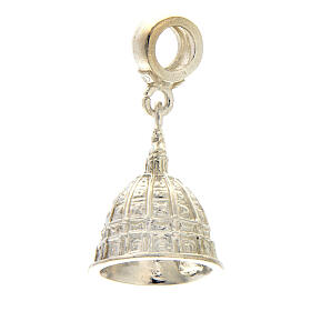Pingente de pulseira cúpula São Pedro prata 925