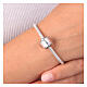 Charm argenté simple pour bracelet verre de Murano et argent 925 s4