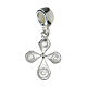 800 silver drop filigree cross pendant s1