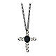 Amen necklace with Sacred-Heart cross, 925 silver s2