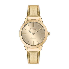 AMEN Mirror watch, gold, 36 mm