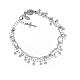 925er Silber-Armband mit 2 mm weißem Kristall s1