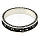 Benedictus rosary ring burnished rhodium 925 silver s4