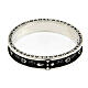 Benedictus rosary ring burnished rhodium 925 silver s5