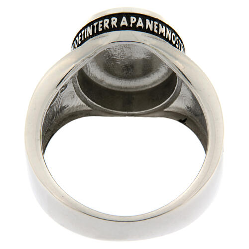 Paternoster ring by Agios, rhodium-plated 925 silver 3