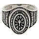 Bague Paternoster rhodié Agios argent 925 s3