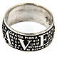 Bague Agios Mater argent 925 rhodié bruni s4