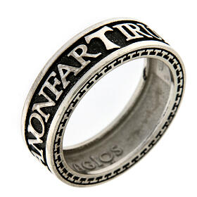 Agios Hope ring, burnished 925 silver