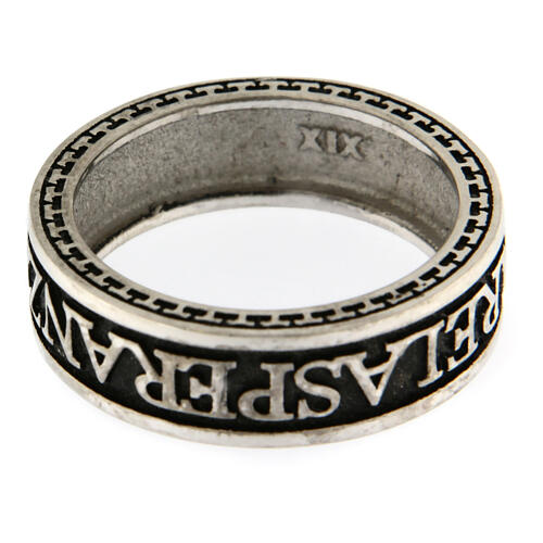 Agios Hope ring, burnished 925 silver 4