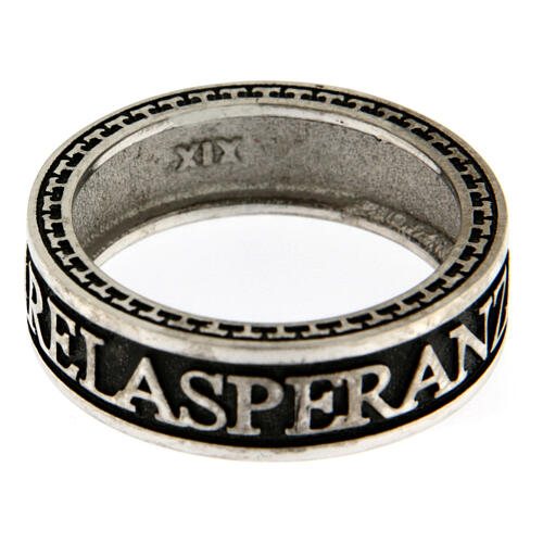 Bague espoir argent 925 rhodié bruni Agios 4