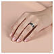 Bague espoir argent 925 rhodié bruni Benedictus s2
